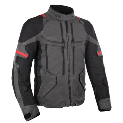 bunda ROCKLAND DRY2DRY™, OXFORD ADVANCED (šedá/černá/červená, vel. XL)