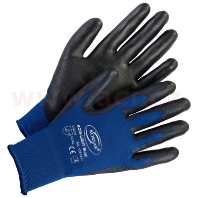 Pracovní rukavice Korsar Kori-Light modrá nylon (1 pár)