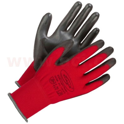 Pracovní rukavice Korsar Kori-Light Power 2.0 červené polyester (1 pár)