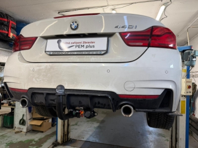 Tažné zařízení BMW 4-serie Coupé / Cabrio 2014/03- (F32/F33), vertikální, Aragon