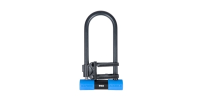 zámek U profil ALARM-D PRO DUO s ocelovým lanem, OXFORD (integrovaný alarm, 320 mm x 173 mm, průměr čepu 14 mm)