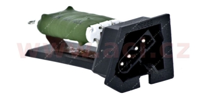 odpor vnitřního ventilátoru pro manual AC