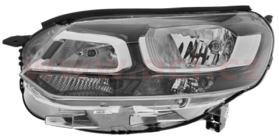 přední světlo H7+H1 (el. ovládané + motorek) VISTEON (prvovýroba) L