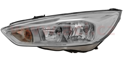 přední světlo H7+H1+LED denní svícení (el. ovládané + motorek) hliník VISTEON (prvovýroba) L