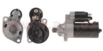 startér 12 V/2.0 kW (10/11 zubů) repasovaný díl (+vratná část 700 Kč/30 €)