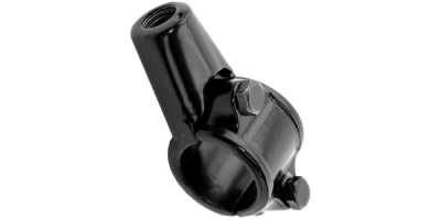 adaptér zpětného zrcátka M10/1,25 levý závit (22,2 mm průměr) (černý)