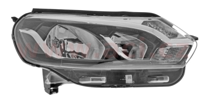 přední světlo H7+H1 (el. ovládané + motorek) VISTEON (prvovýroba) P