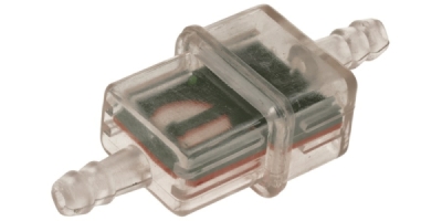 palivový filtr hranatý, Q-TECH (pro vnitřní průměr hadice 5-6 mm)