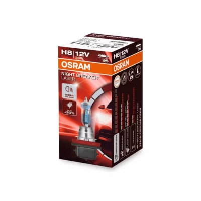 OSRAM žárovka H8 12V 35W (patice PGJ19-1) NIGHT BREAKER® LASER 1ks