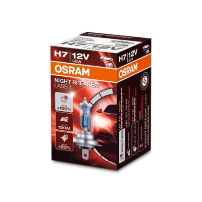 OSRAM žárovka H7 12V 55W (patice PX26d) NIGHT BREAKER® LASER 1ks