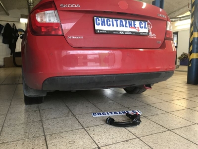 Tažné zařízení Škoda Rapid Spaceback 2013-2015/06 , vertikální, Oris