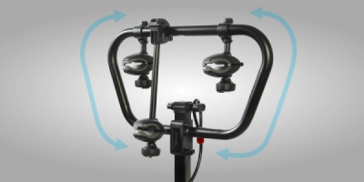 BUZZRACK SCORPION PRO 3 - nosič 3 kol na tažné zařízení