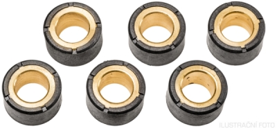 válečky variátoru (průměr 16 x 13 mm), váha 10 g, Athena (sada 6 ks)
