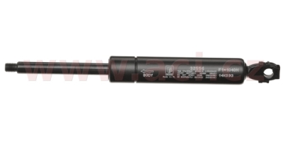 vzpěra přední kapoty MELLET (celk. délka 202 mm, délka zdvihu 68 mm, síla 1040 N)