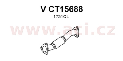 Výfuková trubka ASSO/VENEPORTE CT15688
