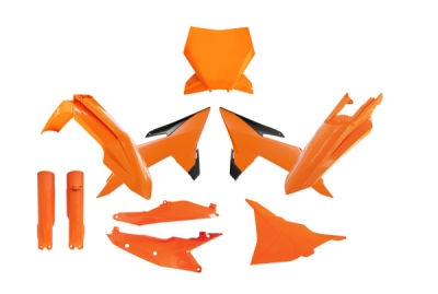 sada plastů 7 dílů KTM, RTECH (oranžová, černá)