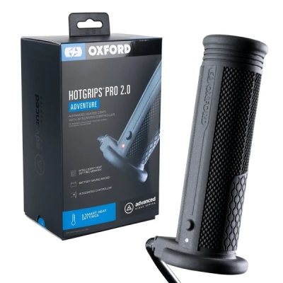 vyhřívané gripy HotGrips Pro 2.0 Adventure, OXFORD (integrované ovládání)