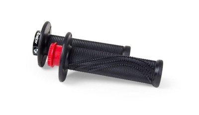 gripy lock-on R20 Wave, RTECH (černé, 1 pár)