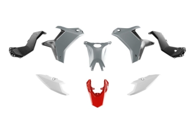 sada plastů YAMAHA Tenere, RTECH (světle modrá-bílá-červená, 5 dílů)
