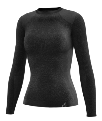 funkční triko s dlouhým rukávem K-DRY, dívčí TECSO (černá, vel. 8-10 let)