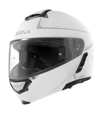 Mesh přilba s headsetem Impulse, SENA (lesklá bílá, vel. XL)