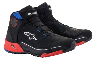 boty CR-X DRYSTAR HONDA kolekce, ALPINESTARS (černá/červená/modrá, vel. 45,5)