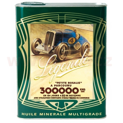 YACCO motorový olej minerální LEGENDE 15W50 2l