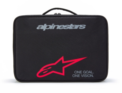 kufr na brýle SUPERTECH VISION, ALPINESTARS (černá/červená, kapacita 4 ks brýlí a příslušenství)