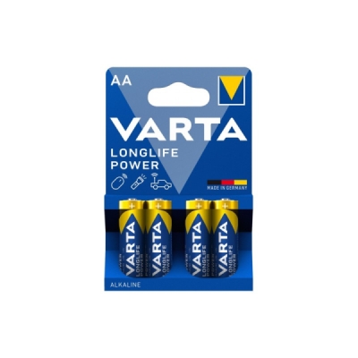 baterie alkalická AA LR6, 1.5 V (4 ks) VARTA