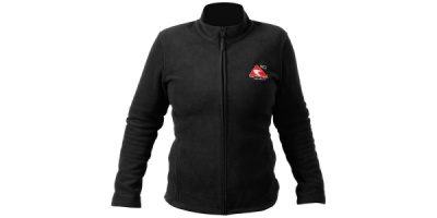 mikina dámská černá na zip fleece (vel. M)