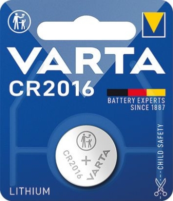 baterie lithiová CR2016, 3 V VARTA