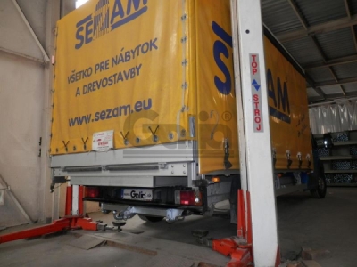 Tažné zařízení Peugeot Boxer valník 2024/07-, pevné 2 šr., Galia