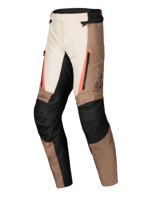 kalhoty ST-1 WATERPROOF, ALPINESTARS (tmavá khaki/písková/černá/červená fluo, vel. XL)