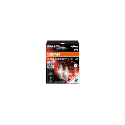 OSRAM žárovka NIGHT BREAKER LED C5W ECE 1W, 6000K, 12V, 45lm, sada 2ks (homologováno)