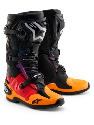 boty TECH 10 limitovaná edice BLACK HOLE, ALPINESTARS (černá/multicolor, vel. 44,5)
