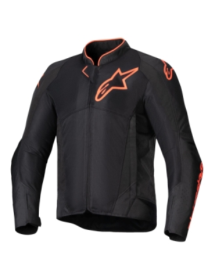 bunda VIPER AIR V4, ALPINESTARS (černá/červená fluo, vel. XL)