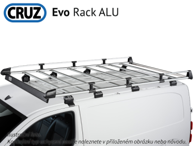 Střešní koš Renault Master 24- L3H2, Cruz Evo ALU