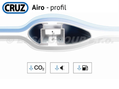 Střešní nosič MG HS / EHS 5dv.24-, CRUZ Airo FIX