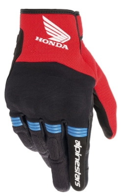 rukavice COPPER HONDA kolekce, ALPINESTARS (černá/červená/modrá, vel. M)