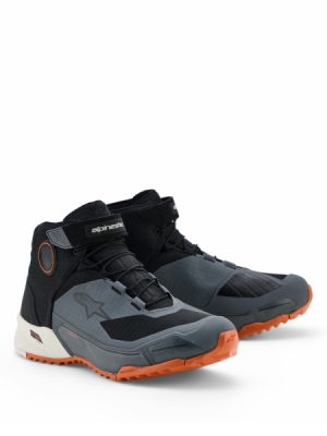boty CR-X DRYSTAR, ALPINESTARS (černá/tmavě šedá/oranžová, vel. 42,5)