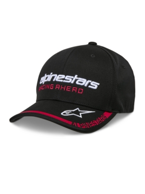 kšiltovka IDENT, ALPINESTARS (černá/červená, vel. L/XL)