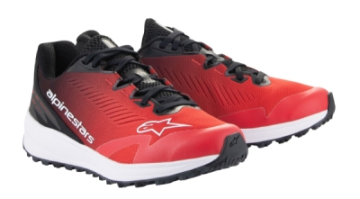 boty META ROAD 2, ALPINESTARS (červená/černá/bílá, vel. 42)