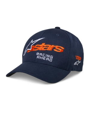 kšiltovka ENTITLED, ALPINESTARS (modrá/oranžová, vel. S/M)