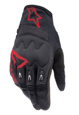rukavice TECHDURA, ALPINESTARS (černá/červená, vel. L)