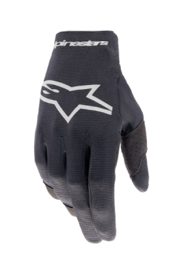 rukavice RADAR, ALPINESTARS, dětské (černá/stříbrná, vel. XS)