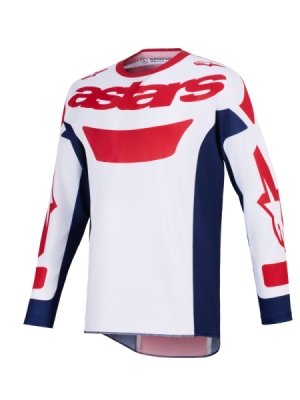dres RACER RIWAY, ALPINESTARS (bílá/modrá/červená, vel. XL)