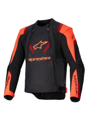 bunda T-STUNT AIR, ALPINESTARS (černá/červená fluo/červená, vel. M)