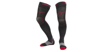 ponožky MX, ALPINESTARS (černá/červená, vel. L/2XL)