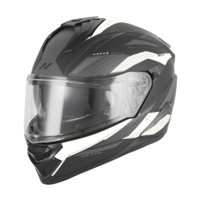 přilba N304-S REVO, NOX (černá matná, bílá, vel. S)