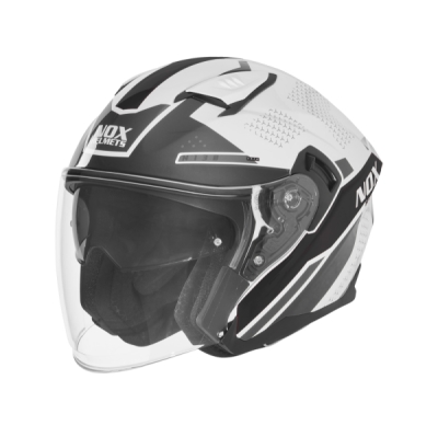 přilba N130 EKTO, NOX (bílá, černá, vel. XS)